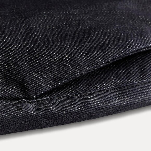 ZARA ZW LONG DENIM SHORTS in RINSE Sz Small NWT - Picture 8 of 8